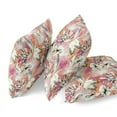 thumbnail image 5 of Plant Illusion Indoor/Outdoor Fabric Pillow in White Yellow Red 16x16, 5 of 8