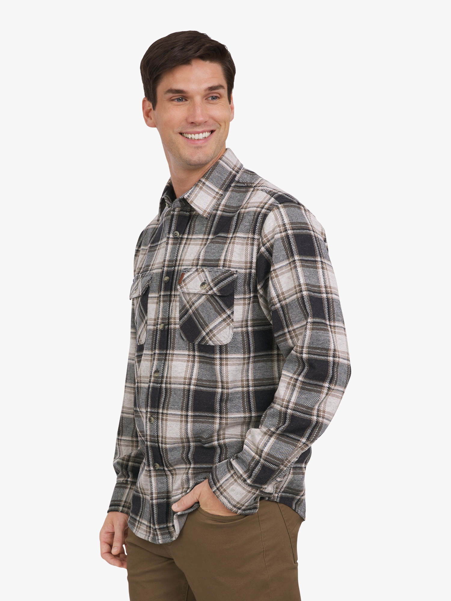 Chaps Men's & Big Men's Lakeland Flannel Shirt, Sizes S-3XL