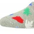 thumbnail image 2 of Sierra Socks Men's Leaf Pattern Ankle Cotton Socks (Shoe Size: 9-12, Gray), 2 of 6