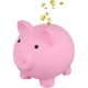 thumbnail image 1 of Alcancía de plástico LIUXGMXG cerdito ahorro grande rosa, 1 of 5