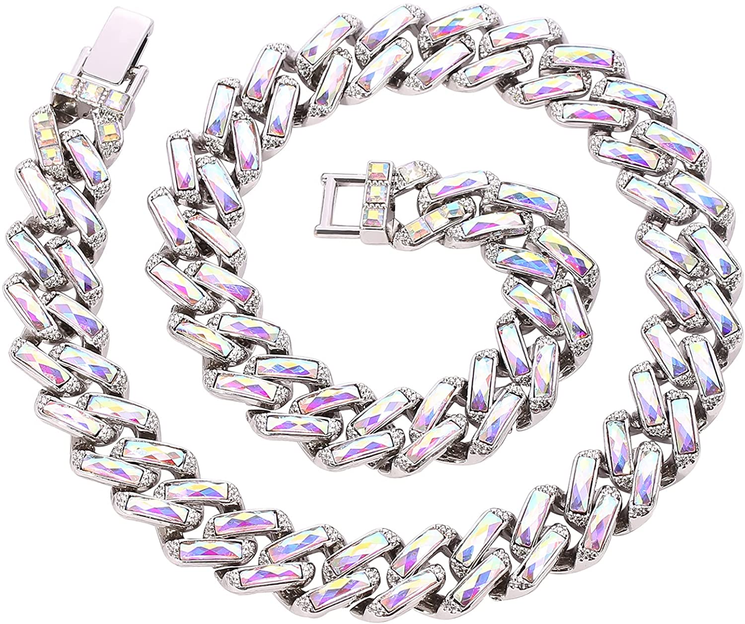 Iced Out Cuban Chain Necklace - Miami 