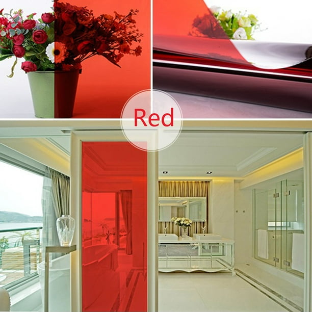 Stickers Two Way Perspective Color Decorative Film Home Building Window