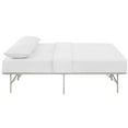 thumbnail image 5 of Platform Bed Frame, Queen Size, Grey Gray, Stainless Metal, Bedroom, Modern Contemporary HB35039, 5 of 8