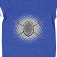 thumbnail image 4 of Inktastic Fencing Mask Foils Gift Boys or Girls Baby Bodysuit, 4 of 5