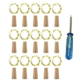 thumbnail image 1 of 15Pcs DIY Bottle Lights String Home Decor Tabletop Decorative Copper Wire Crafts, 1 of 7