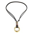 thumbnail image 1 of Collar colgante retro de los hombres,Anillos colgantes de doble círculo,Collar de dos círculos con colgante vintage,Collar con colgante de cuerda de cuero de doble círculo,Collar de 2 Fernando  Collar colgante retro de los hombres, 1 of 8
