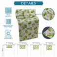 thumbnail image 6 of Green Lemons Table Runner 120 Inches, Summer Watercolor Blue Bow on Fruits on Linen Bed Runner Dresser Scarves Tabletop for Indoor Outdoor Parties/Ceremony/Banquet, 13"x 120", 6 of 9