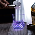 thumbnail image 4 of LED Old Fashioned Glasses: 7*5.5cm Liquid Activated Multicolor Light Up Drinking Tumblers Set of 4 - Plastic Fun Cups for Water Beer Cocktail Whiskey Bar Party, 4 of 5