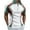 Red, variant on Mens Zip Up Vintage Polo Shirt Short Sleeve Stripe Classic Moisture Wicking Golf Tennis Shirts Casual Workout Tee Tops Khaki M