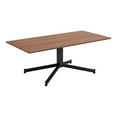 thumbnail image 1 of ZUO Table Basse Moderne en Acier Contreplaqué MDF et Papier Marron, 1 of 3