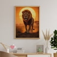 thumbnail image 6 of Diamond Art Kits for Adults, Lion Sunset Majestic Serengeti Scene 5D Diamond Painting Kits for Adults Beginners, DIY Full Drill Diamond Painting, Gem Art and Crafts 12x16, 6 of 7
