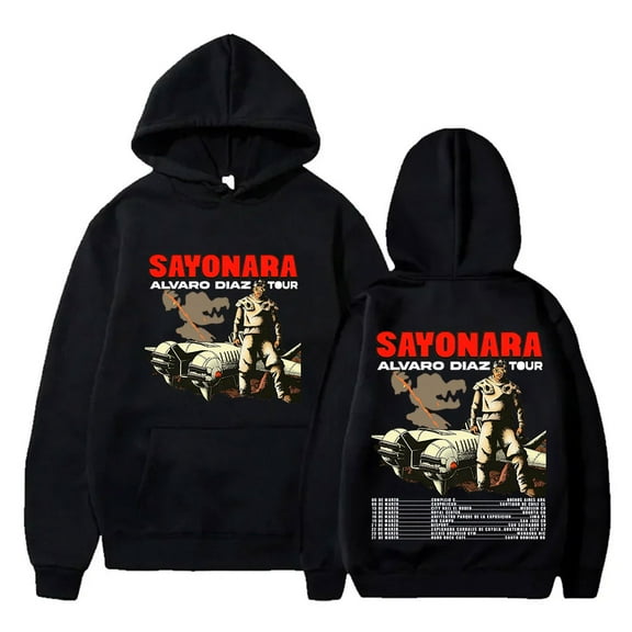 Alvaro Diaz 2025 Sayonara Tour Dates Hoodies Cosplay Unisex HipHop Long Sleeve Sweatshirts Pullovers