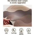 thumbnail image 3 of Alfombra de baño clásica, elegante y curva, antideslizante, súper absorbente, de secado rápido y suave., 3 of 5