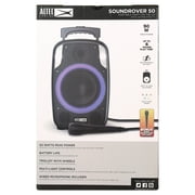 Altec Lansing SoundRover 50 Wireless Party Speaker, 50W, LED Party Lighting, Black, IMT8000M-BLK