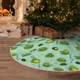 thumbnail image 5 of Rateoe Froggs In The Lake Pattern Christmas Tree Skirt with Ties, Christmas Tree Decorations, Farmhouse Christmas Decor Xmas Holiday Decorations-30", 5 of 6