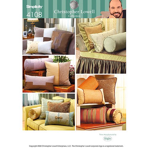Simplicity Pillows Pattern, 1 Each