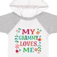 thumbnail image 4 of Inktastic My Grammy Loves Me Girls Apparel Girls Baby Bodysuit, 4 of 5