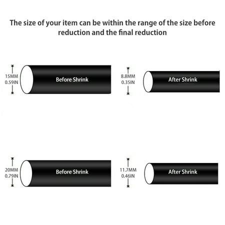 Meters Fishing Rod Heat Shrinkable Tube Non Slip Waterproof Badminton Racket Handle Bike Handle Heat Shrink Tube