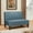 Blue, variant on Andeworld Button Tufted Loveseat Settee Upholstered Sofa Backrest Buckle Couch Banquette Bench for Dining Room Living Room Bedroom Funiture(Gray 2)