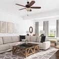 thumbnail image 2 of Prominence Home Spring Hollow LED Ceiling Fan with Light and Pull Chain, 52", 2 of 12