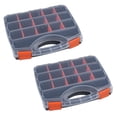 thumbnail image 1 of 2X B-320 Portable Parts Box Screw Storage Box Metal Parts Hardware Screwdriver Vehicle Repair Hand Tool, 1 of 5