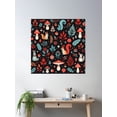 thumbnail image 2 of Forest Squirls Poster Wall Art, Modern Wall Decor, 16x16 UNFRAMED, 2 of 3