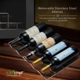 thumbnail image 2 of NutriChef 33 Bottle Dual-Zone Refrigerator PKCWCDS335, 2 of 8