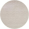 thumbnail image 1 of Ahgly Company Machine Washable Indoor Round Industrial Modern Rose G Pink Area Rugs, 7' Round, 1 of 7