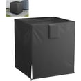 thumbnail image 2 of Large Air Conditioner Covers for Outside, Ac Unit Covers Outdoor, Durable AC Cover Water Resistant Fabric Windproof Design, Black, 24*24*30", 2 of 8