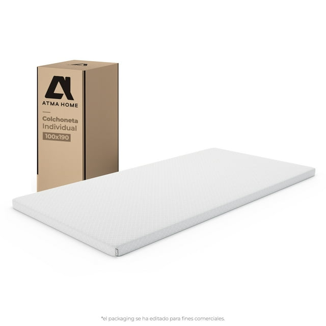Colchoneta Topper Smooth Top Individual ATMA Memory Foam