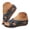 Blue, variant on Dakaela Womens Orthopedic Wedge Sandals Arch Support Comfortable Slip on Slides Summer Beach Vacation Dressy Walking Shoes Black 6.5