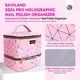 thumbnail image 5 of Bolsa organizadora de esmaltes de uñas SAVILAND de piel sintética, 30 botellas, 5 of 7