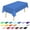 Blue, variant on 10 Pack Premium Disposable Plastic Tablecloth 54" X 108" Rectangle Table Cover for Birthdays Weddings Christmas Anniversary Buffet Table,White