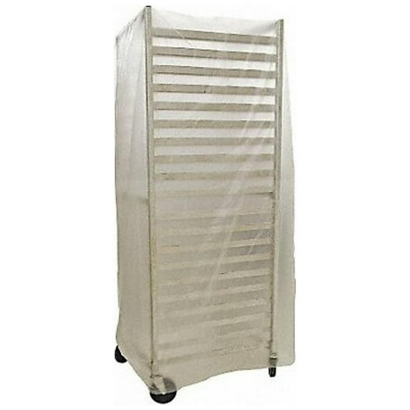 Tough Guy Pan Rack Cover,24 x 52 x 80",Clear,PK50 3XVY4