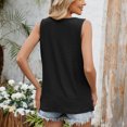 thumbnail image 5 of Soki Women's Tank Tops Loose Round Neck Ruched Sleeveless Tops Casual Basic Vest Shirts, 5 of 5