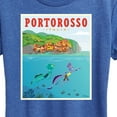 thumbnail image 3 of Luca - Portorosso Italy Postcard - Women's Short Sleeve Graphic T-Shirt, 3 of 5