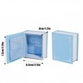 thumbnail image 2 of Book Shaped Magnetic Jewelry Box for Ring and Necklace Love Story Book Ring Box for Proposal,Wedding,Valentine's Day Surprise Ring Box for Anniversary,Gift Box for Wife,Girlfriend Blue, 2 of 4