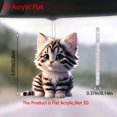 thumbnail image 3 of Tainini 3in Cat Flat Easter Hanging Ornament, Car Rear View Mirror Accessories, Easter Gift, 3 of 5