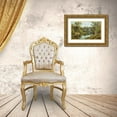 thumbnail image 3 of Priscepa, Igor 24x16 Gold Ornate Wood Framed with Double Matting Museum Art Print Titled - SLOWLY RIVER I, 3 of 4