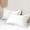 White, variant on Stretch Pillow Cases - Jersey Knit & Ultra Soft Envelope Closure Pillowcases T-Shirt Like Microfiber Blend - Suitable for Queen or Standard Size