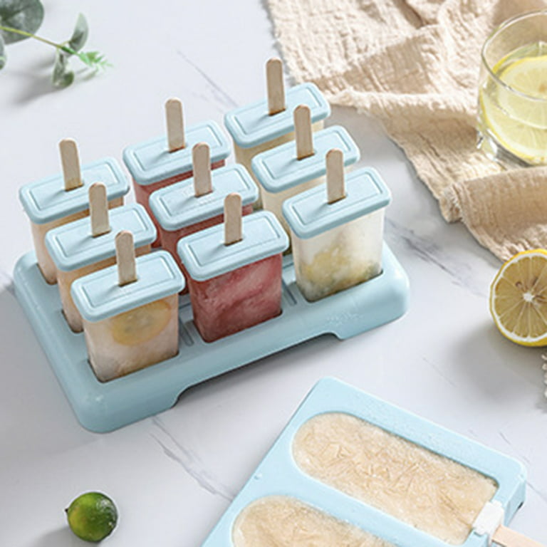 D-GROEE Popsicle Molds 9 Ice Pop Mold Reusable Ice Cream Maker DIY