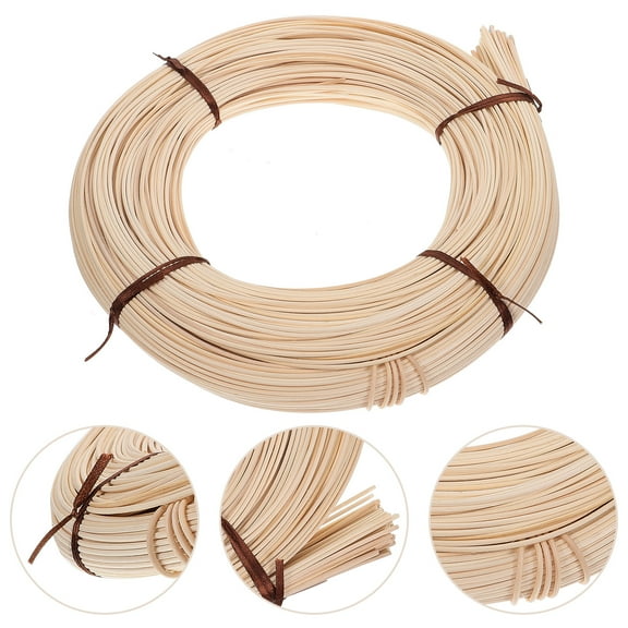 Supvox 1 Roll Woven Rattan Caning Material for Patio Chair Wicker Weaving Kit and Garden Basket Storage