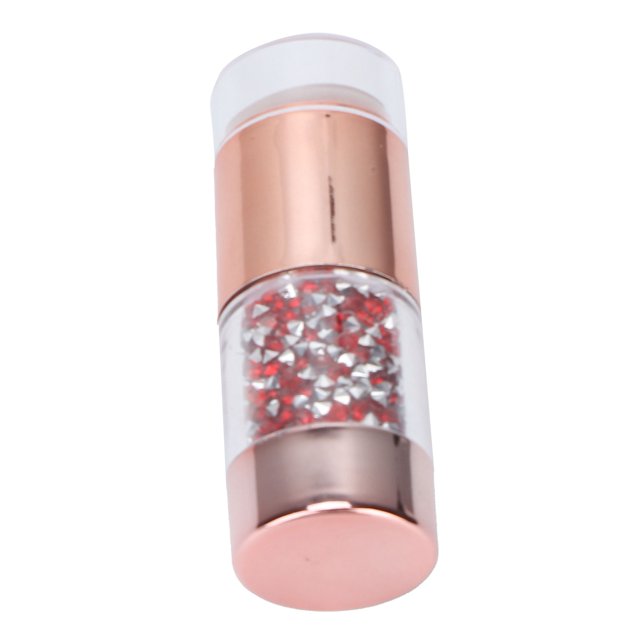 Nail Art Stamper Silicona de Doble Cabeza Nail Stamper Crystal Nail Art Seal Herramienta de Manicura DIY Nail Art Printing Tool con 2 Placas de Estampado para Nail Art Home Nail Salon Amonsee No