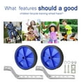 thumbnail image 3 of Greensen 2 Pcs Roues Stabilisatrices Réglables pour Enfants 12-20 Vélo Équilibre (Bleu), Roues Stabilisatrices pour Vélo Enfants 20, Roue d'Entraînement pour Vélo, 3 of 8