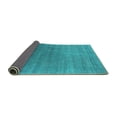 thumbnail image 2 of Ahgly Company Indoor Rectangle Oriental Turquoise Blue Industrial Area Rugs, 7' x 9', 2 of 4