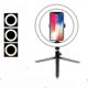 thumbnail image 1 of 26cm LED ring light makeup ring light for video, studio, makeup, dimmable 3 light modes, 1 of 3