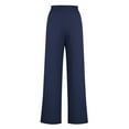 thumbnail image 3 of Annhoo Wide Leg Pants Woman Casual High Waist Solid Palazzo Pants Plus Size Drawstring Trousers with Pockets, 3 of 4