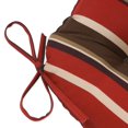 thumbnail image 3 of Pillow Perfect  Outdoor Monserrat Sangria Reversible Chair Pad (Set of 2) - 15.5 X 16 X 4 - 15.5 X 16 X 4, 3 of 5
