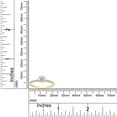thumbnail image 5 of AFFY 0.50CT Round Lab Created Moissanite Diamond Solitaire Engagement Ring for Women in 14K Solid Yellow Gold-8.5, 5 of 7