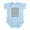 Sky Blue, variant on - Pitbull Christmas Or Holiday Silhouettes Infant Bo - Baby Light Bodysuit, Size Newborn - 24 Months